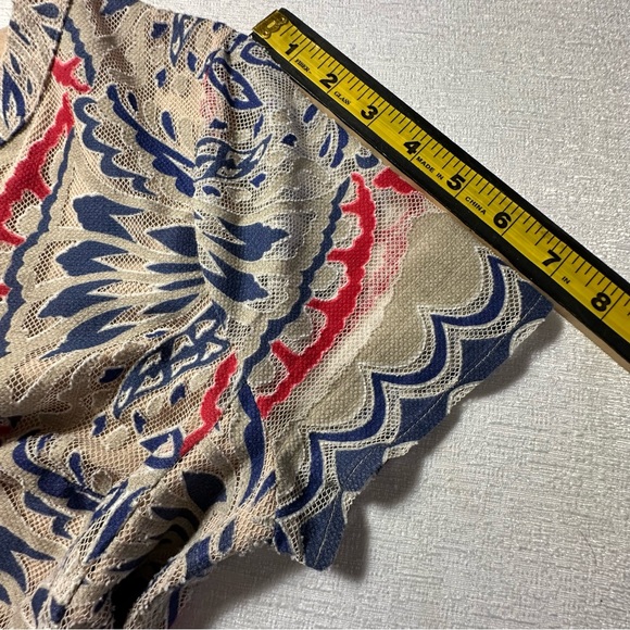 BCBG MaxAzria Cailean Burnout Print Lace Gown - Picture 10 of 16